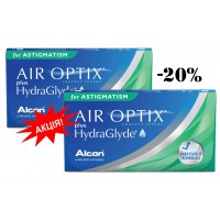 Торичні лінзи Air Optix plus Hydraglyde for Astigmatism Alcon Акція - Фото №1