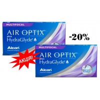 Мультифокальні лінзи Air Optix Plus HydraGlyde Multifocal Alcon Акція - Фото №1