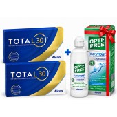 Контактні лінзи TOTAL30 Alcon і OPTI-FREE PureMoist 300 мл - Фото №1
