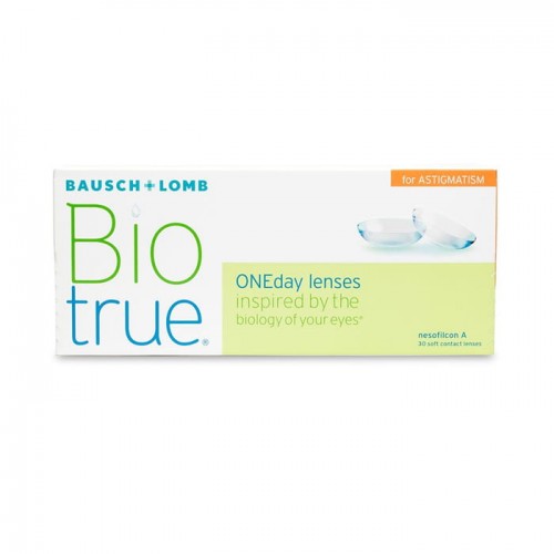 Торичні одноденні лінзи Biotrue ONEday For Astigmatism Bausch&Lomb - Фото №1