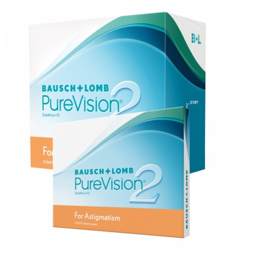 Торичні контактні лінзи PureVision 2 for Astigmatism Bausch&Lomb - Фото №1