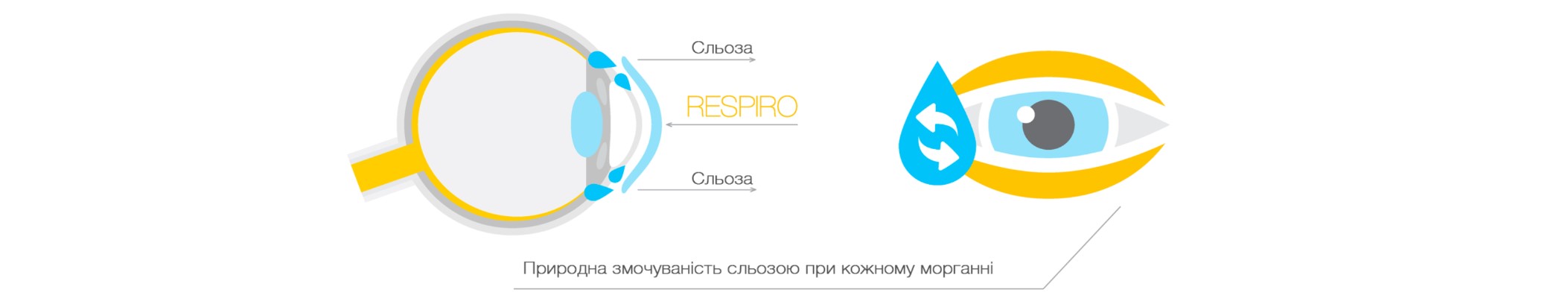 Унікальний дизайн краю контактних лінз Respiro PEGAVISION